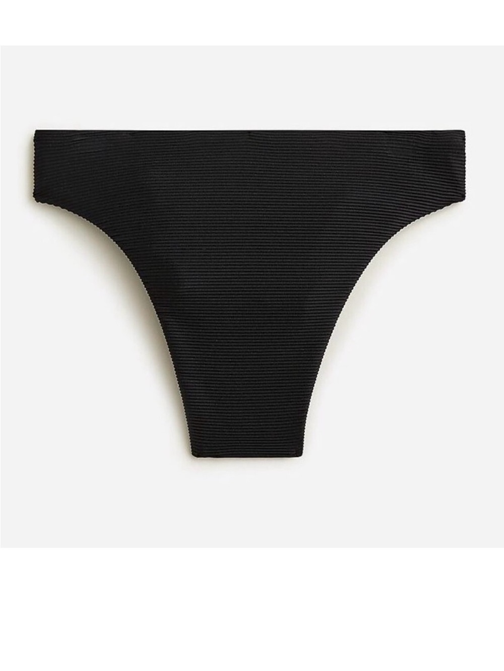 J. Crew Swimsuit High Waist Ribbed Cheeky Bikini Bottom NEW